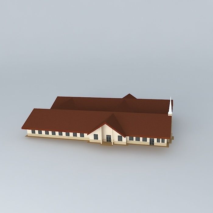 Stake center of Cocody Free 3D model_1