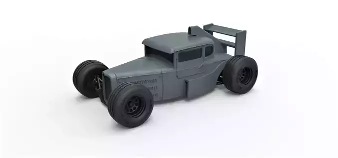 Hot rod Formula One Scale 1 to 24 3D print model