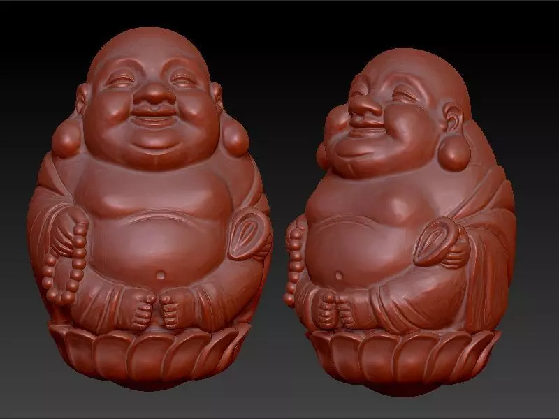 Model Buddha Statue Beaded 3D model 3D print model