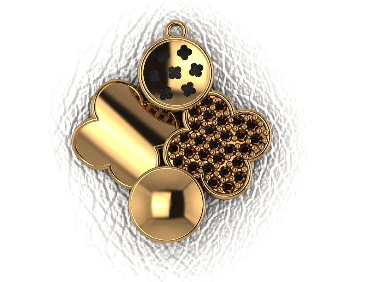 Unique Pendants 3D print model_4