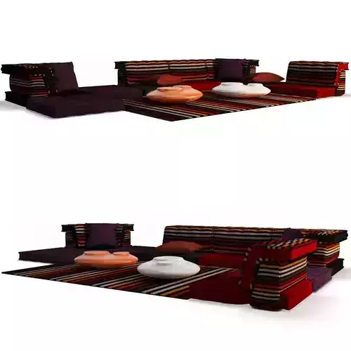 Mah Jong Furniture Rykiel Roche Bobois 3D model