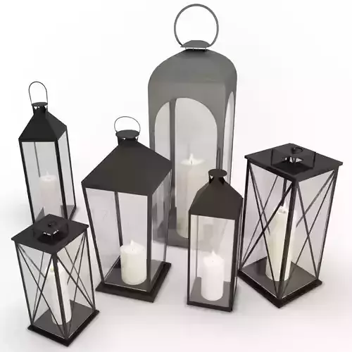Metallic Lanterns 