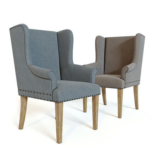 Ollesburg Dining Room Chair 3D model 5