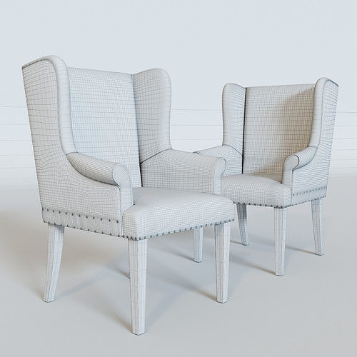 Ollesburg Dining Room Chair 3D model 6
