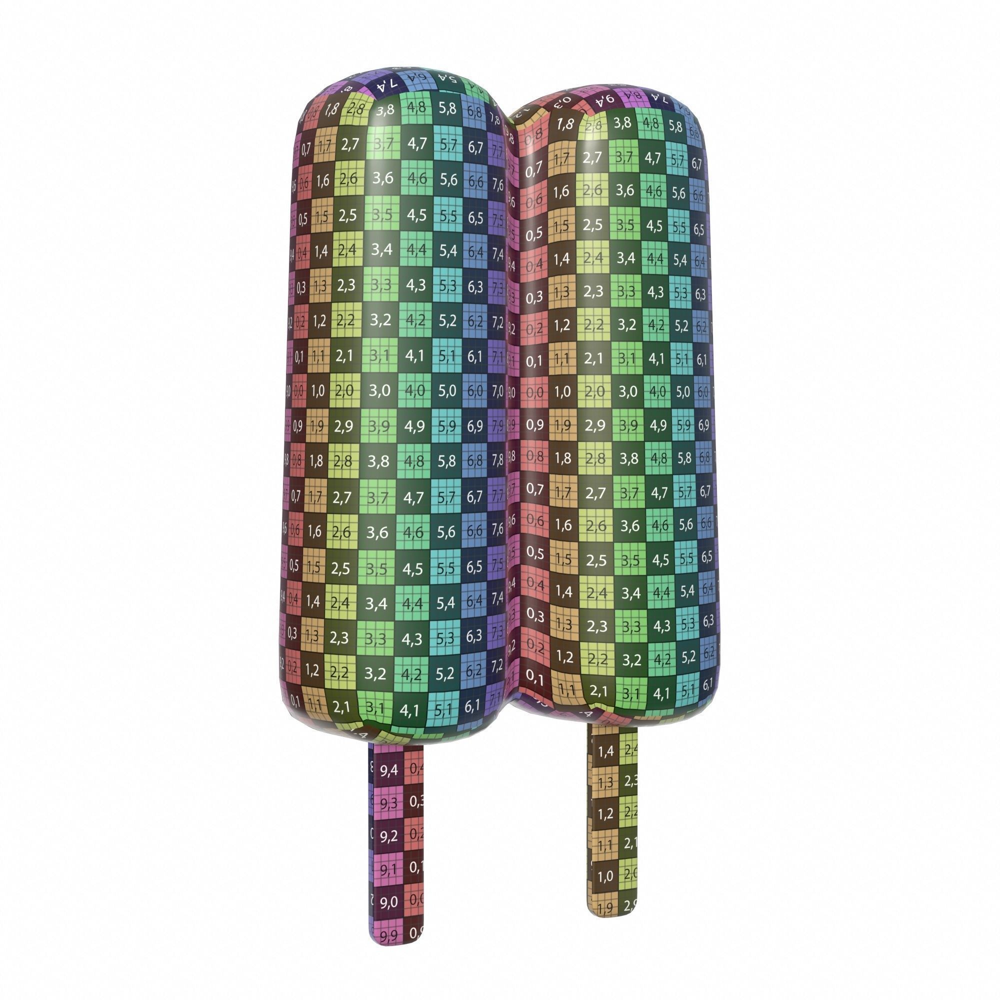 Ice cream on stick 3D Model Collection_64
