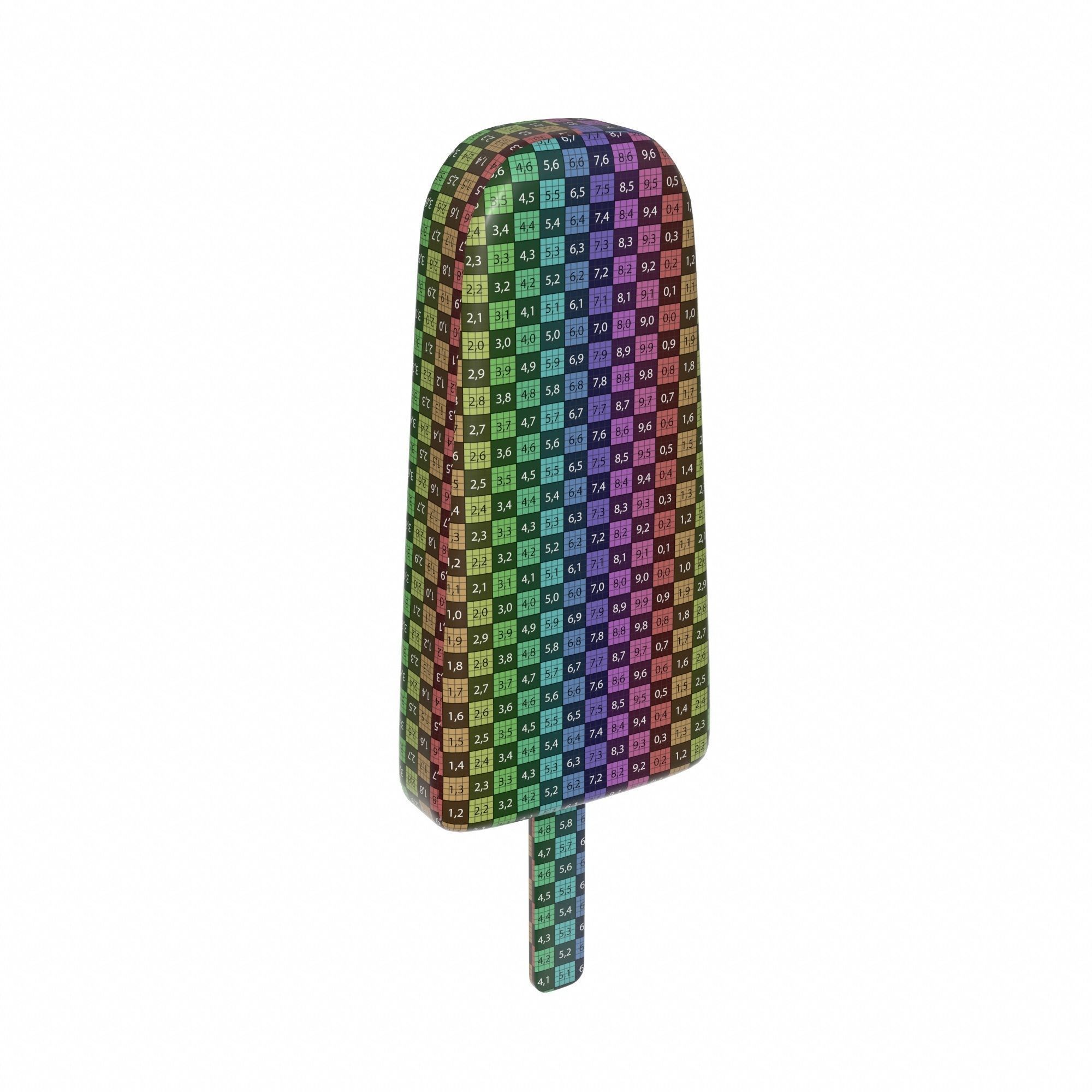 Ice cream on stick 3D Model Collection_44