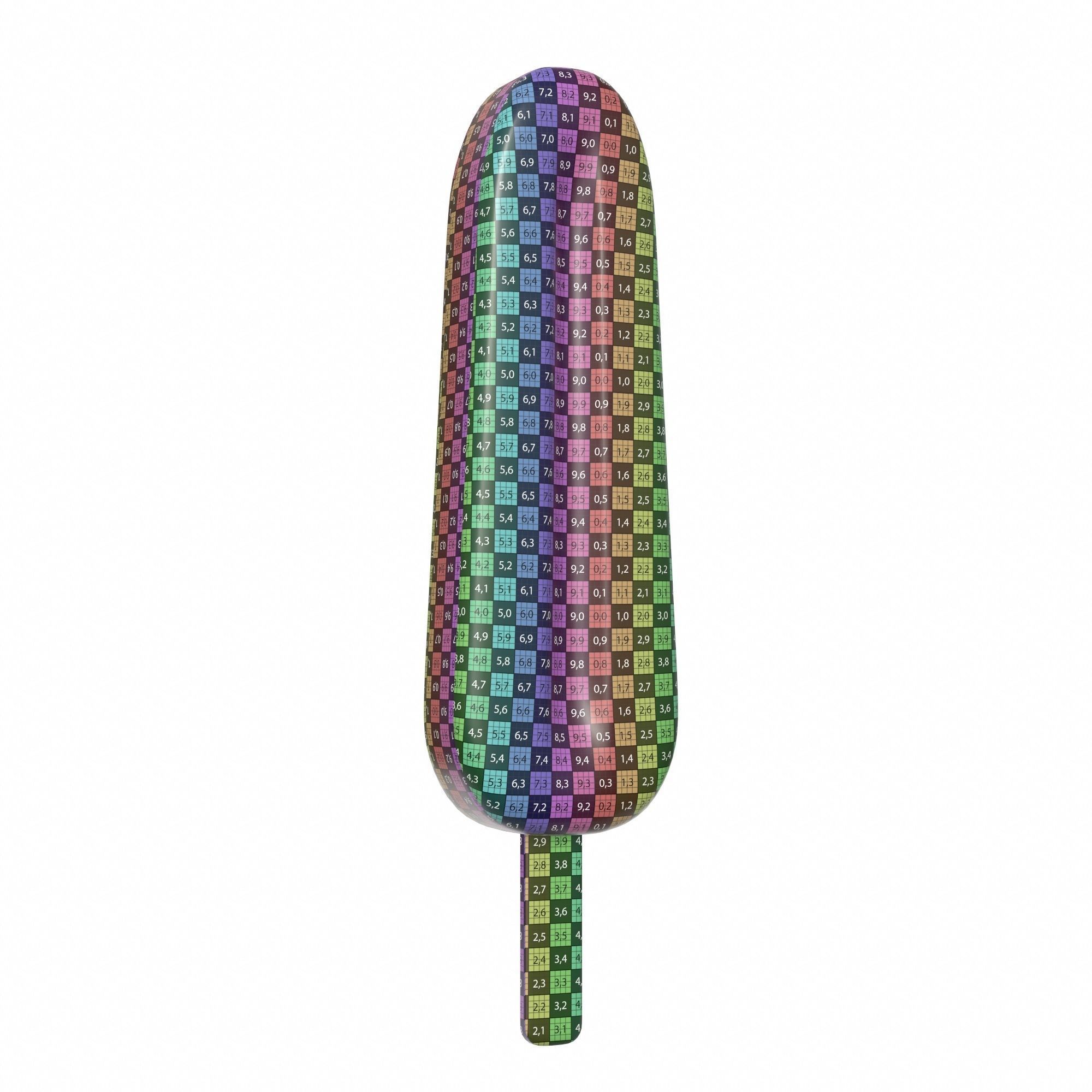 Ice cream on stick 3D Model Collection_52
