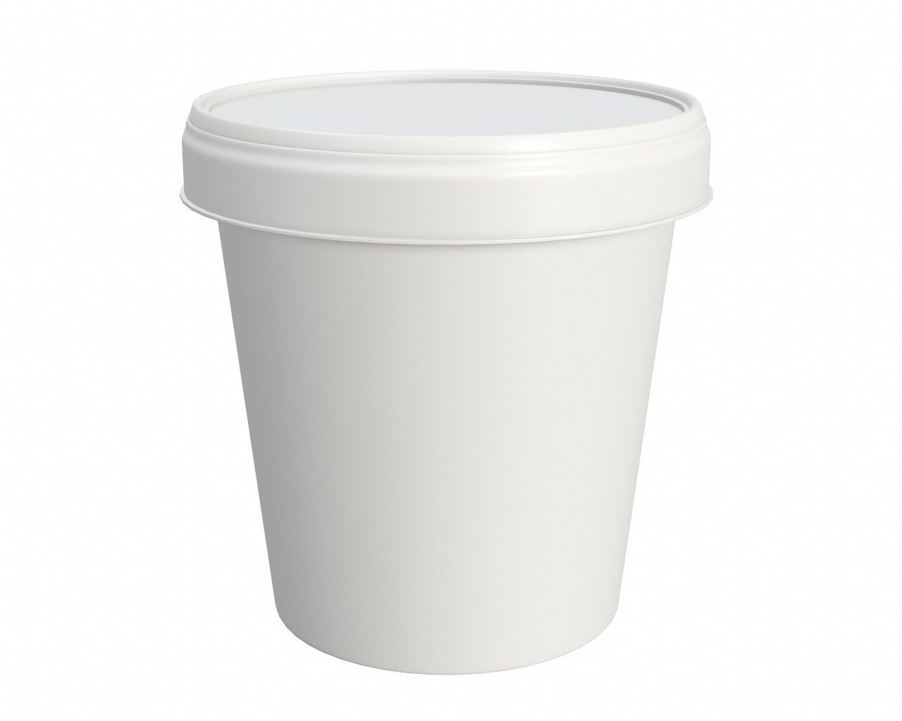 Ice cream packaging waffle cone cup balls mock up 3D Model Collection_40