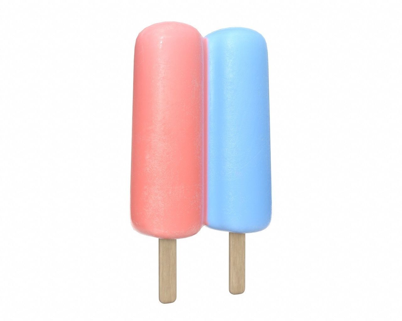 Ice cream packaging waffle cone cup balls mock up 3D Model Collection_181