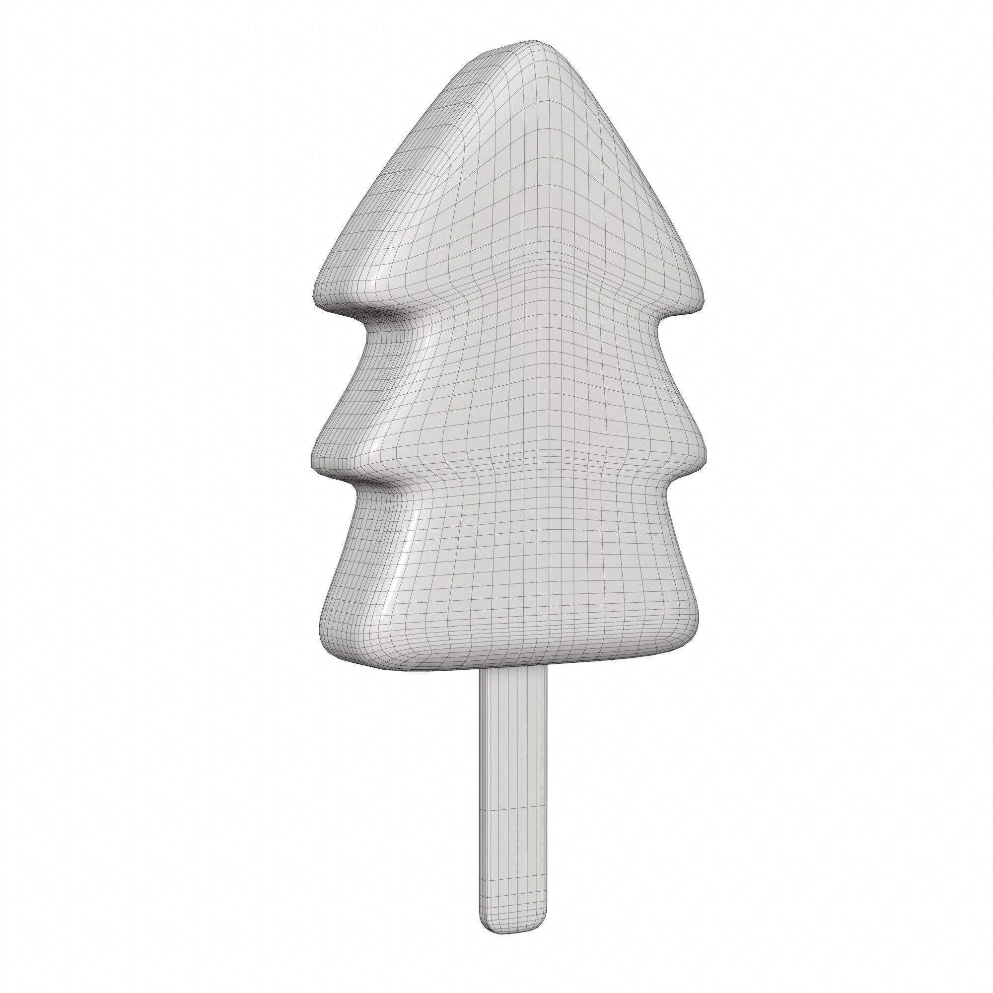 Ice cream packaging waffle cone cup balls mock up 3D Model Collection_176