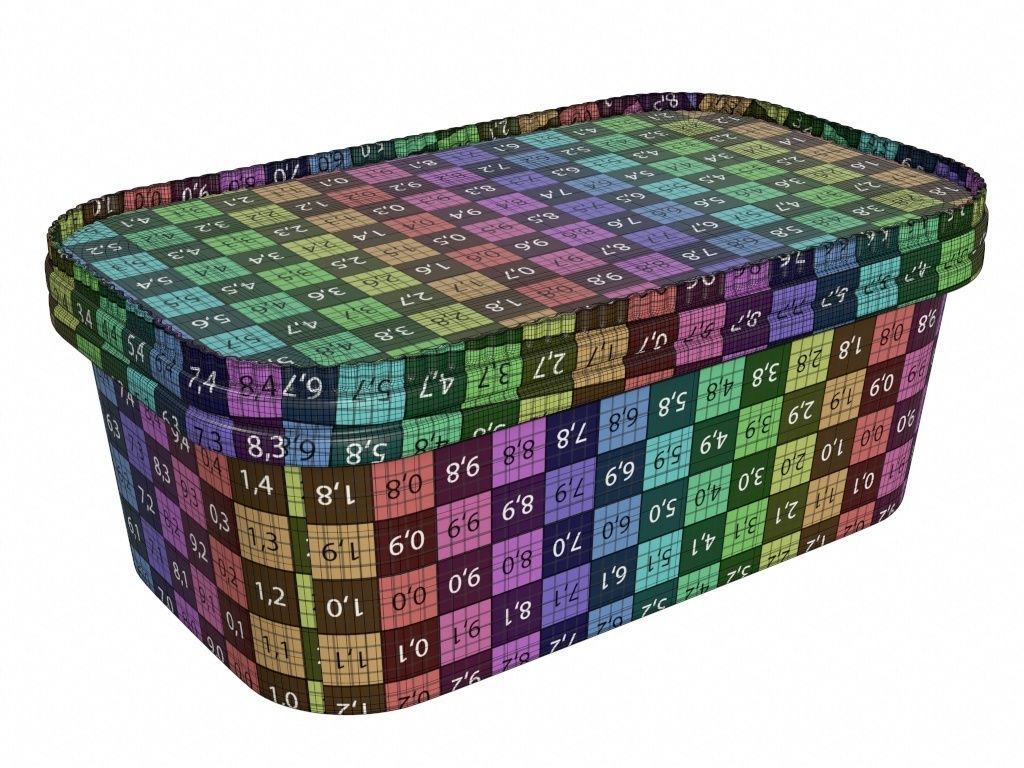 Ice cream packaging waffle cone cup balls mock up 3D Model Collection_108