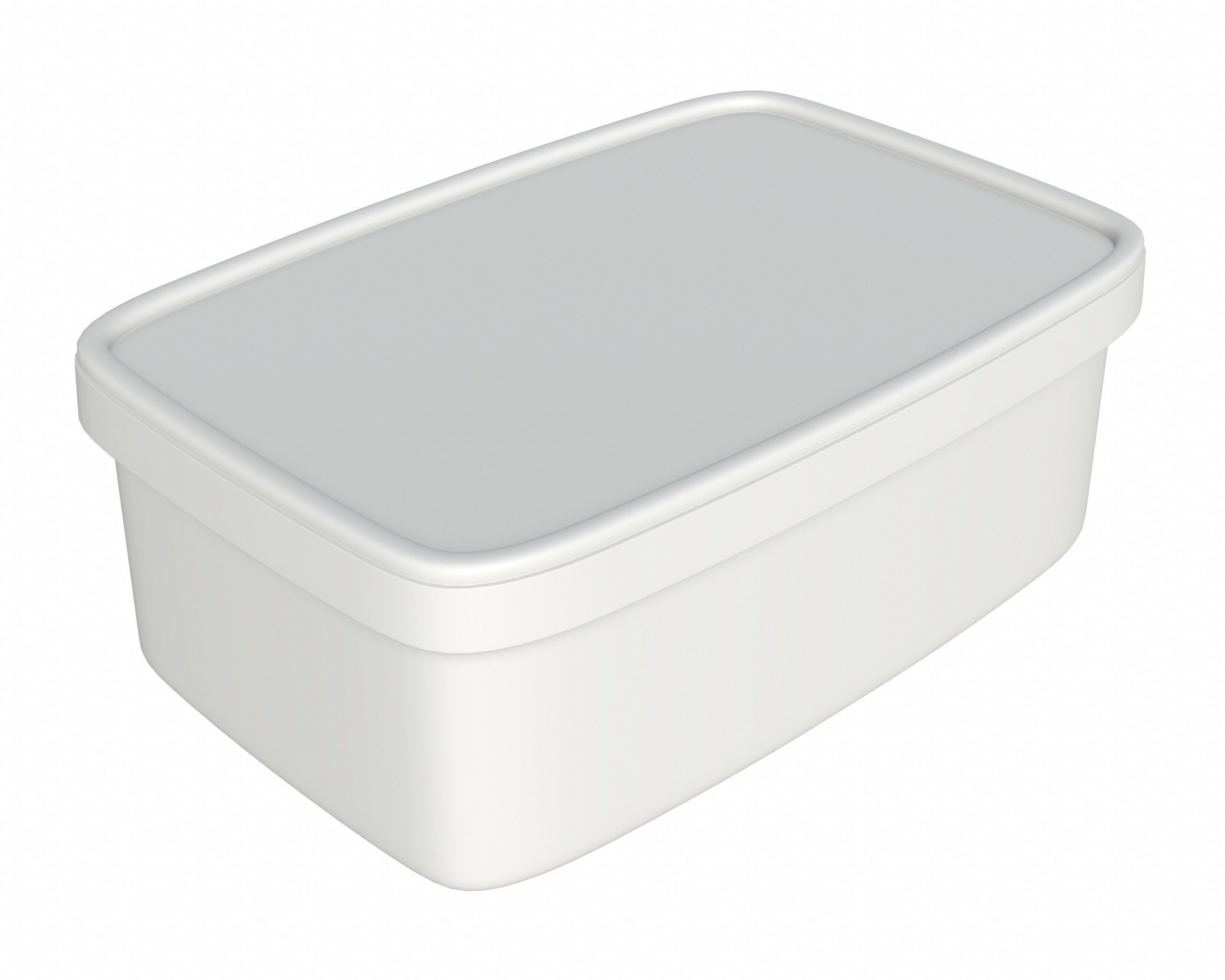 Ice cream packaging waffle cone cup balls mock up 3D Model Collection_98