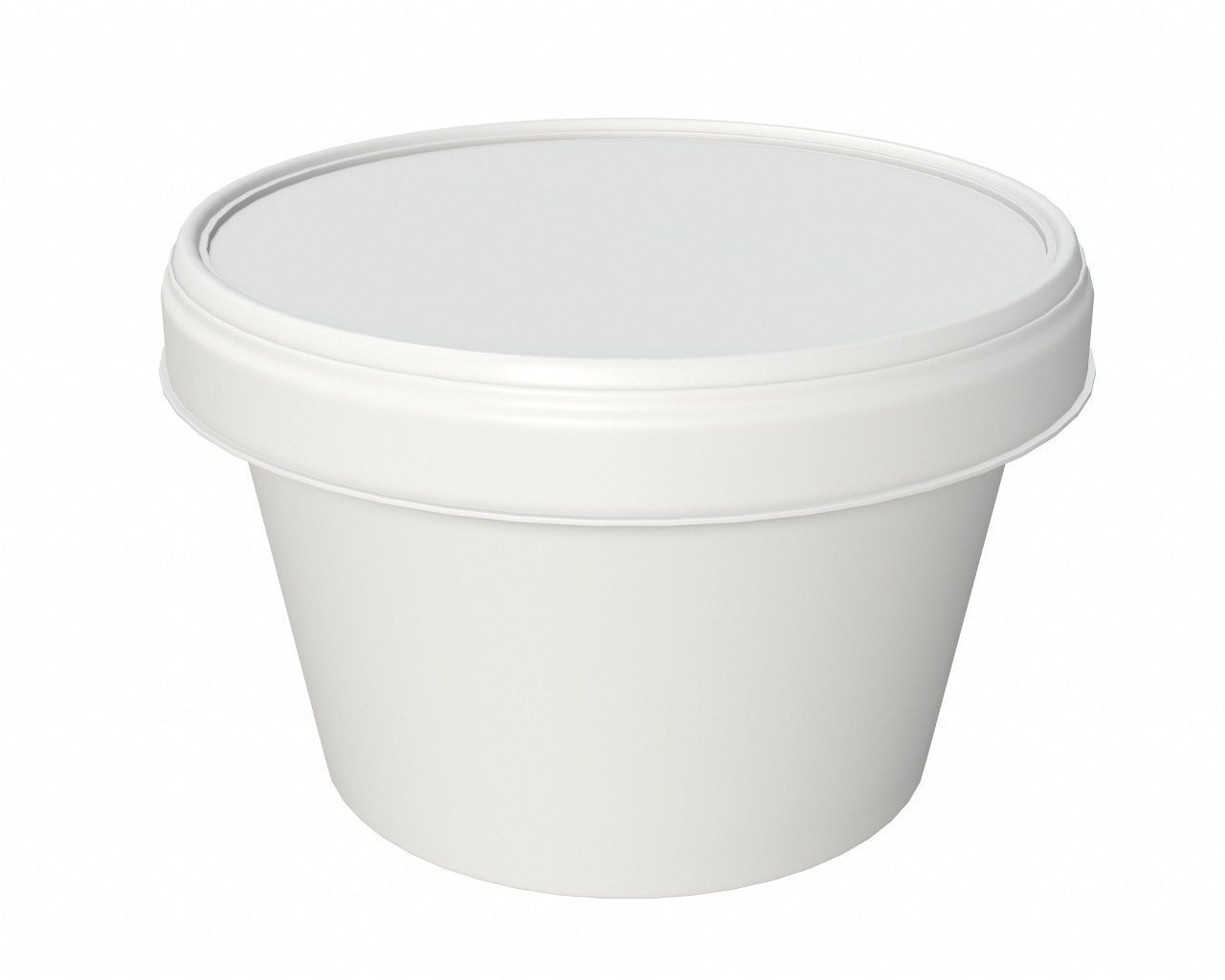 Ice cream packaging waffle cone cup balls mock up 3D Model Collection_50