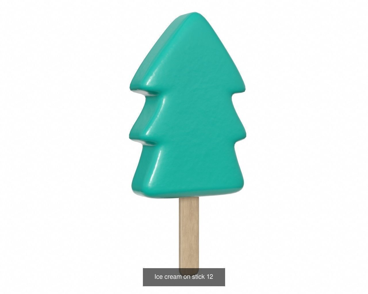 Ice cream packaging waffle cone cup balls mock up 3D Model Collection_95