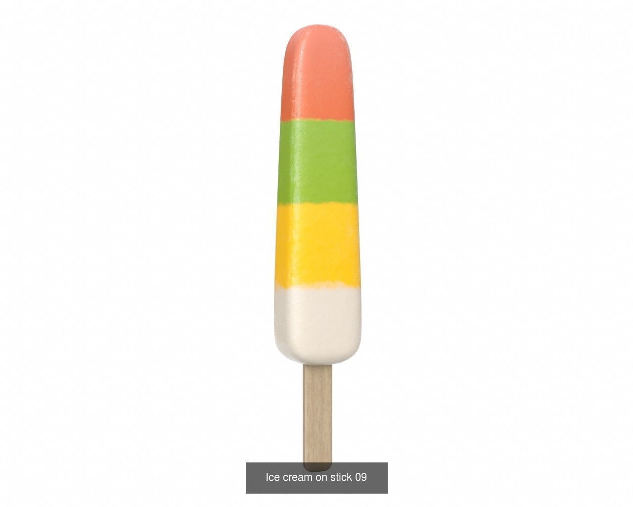 Ice cream packaging waffle cone cup balls mock up 3D Model Collection_89