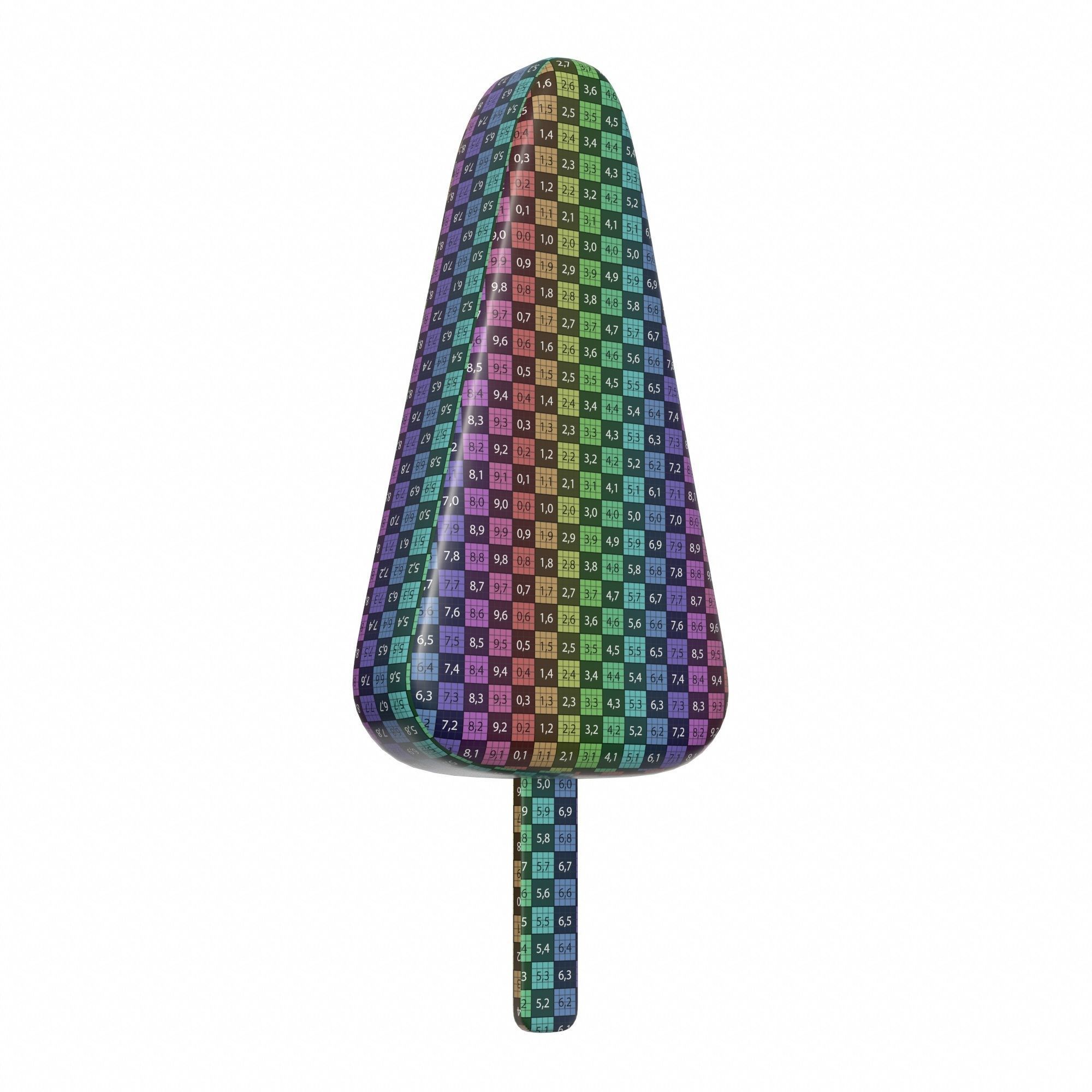 Ice cream packaging waffle cone cup balls mock up 3D Model Collection_162