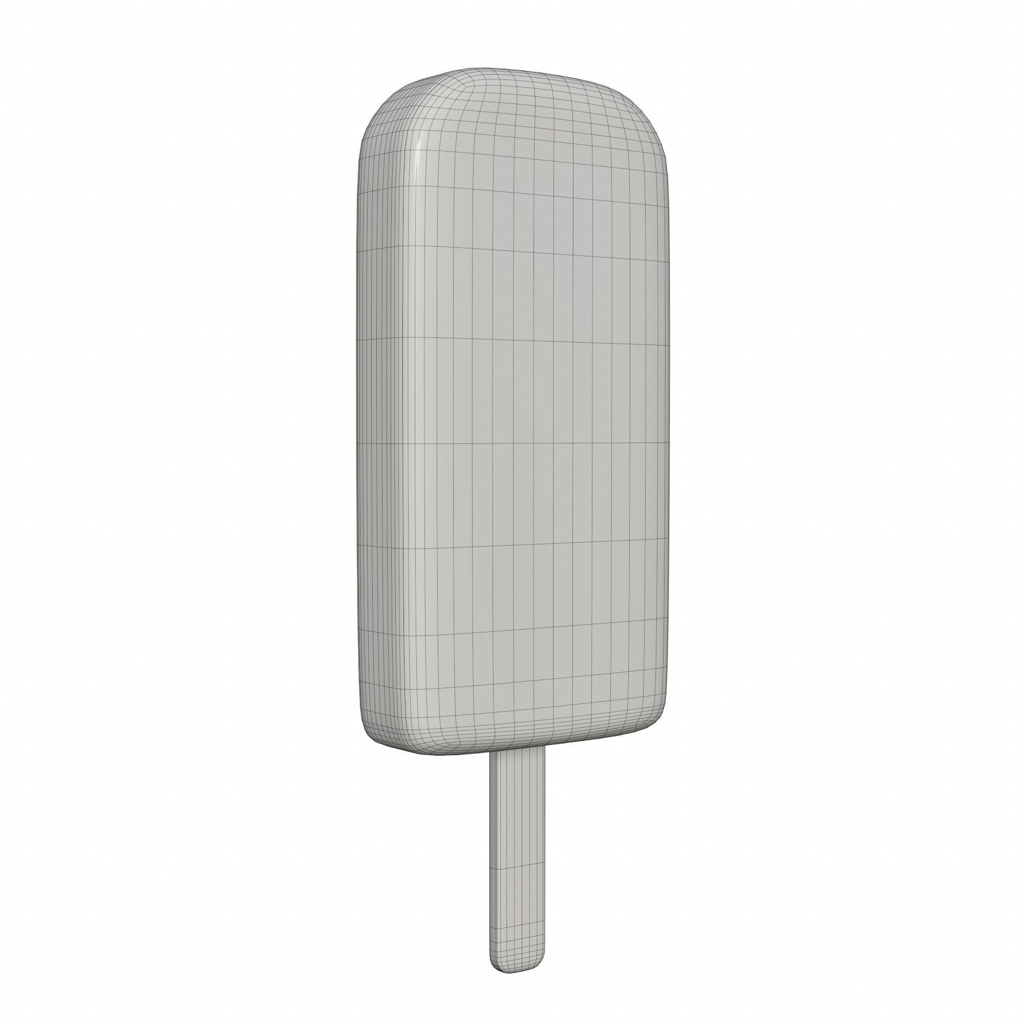 Ice cream packaging waffle cone cup balls mock up 3D Model Collection_155