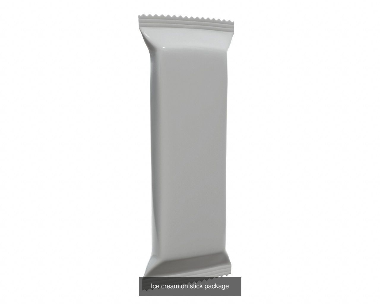 Ice cream packaging waffle cone cup balls mock up 3D Model Collection_101