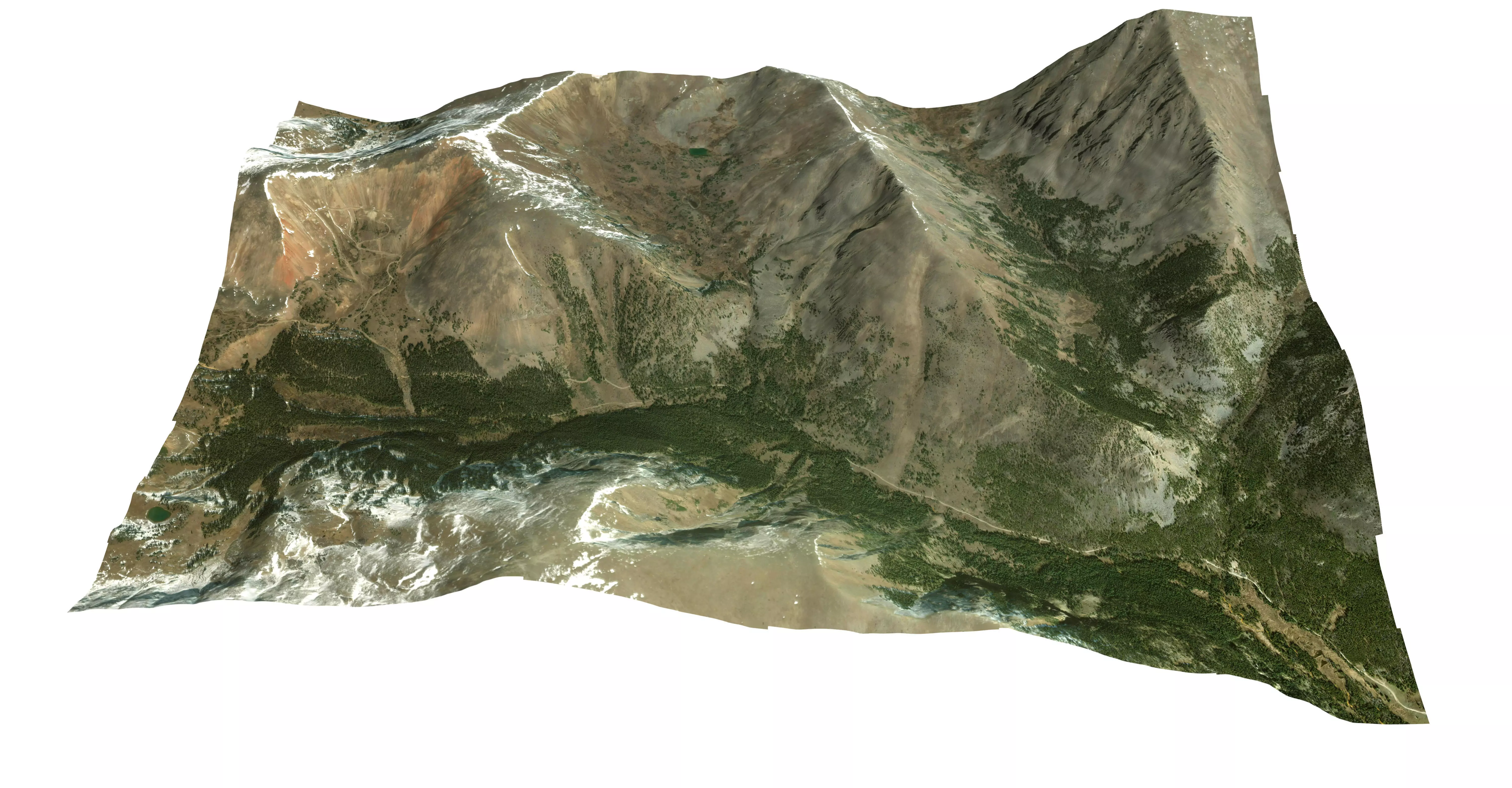 Mountain Valley in Colorado Free 3D model