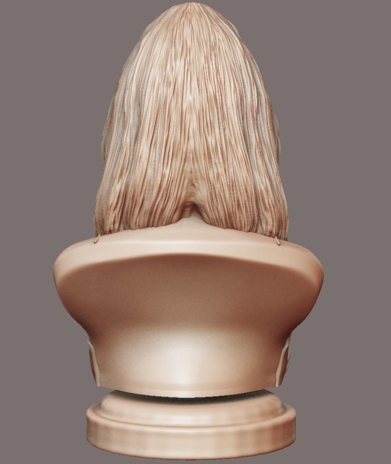 Kim Kardashian sculpture Ready to print 3D print model_4