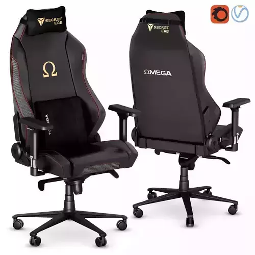 Secretlab OMEGA 2020 gaming office chair 3D model