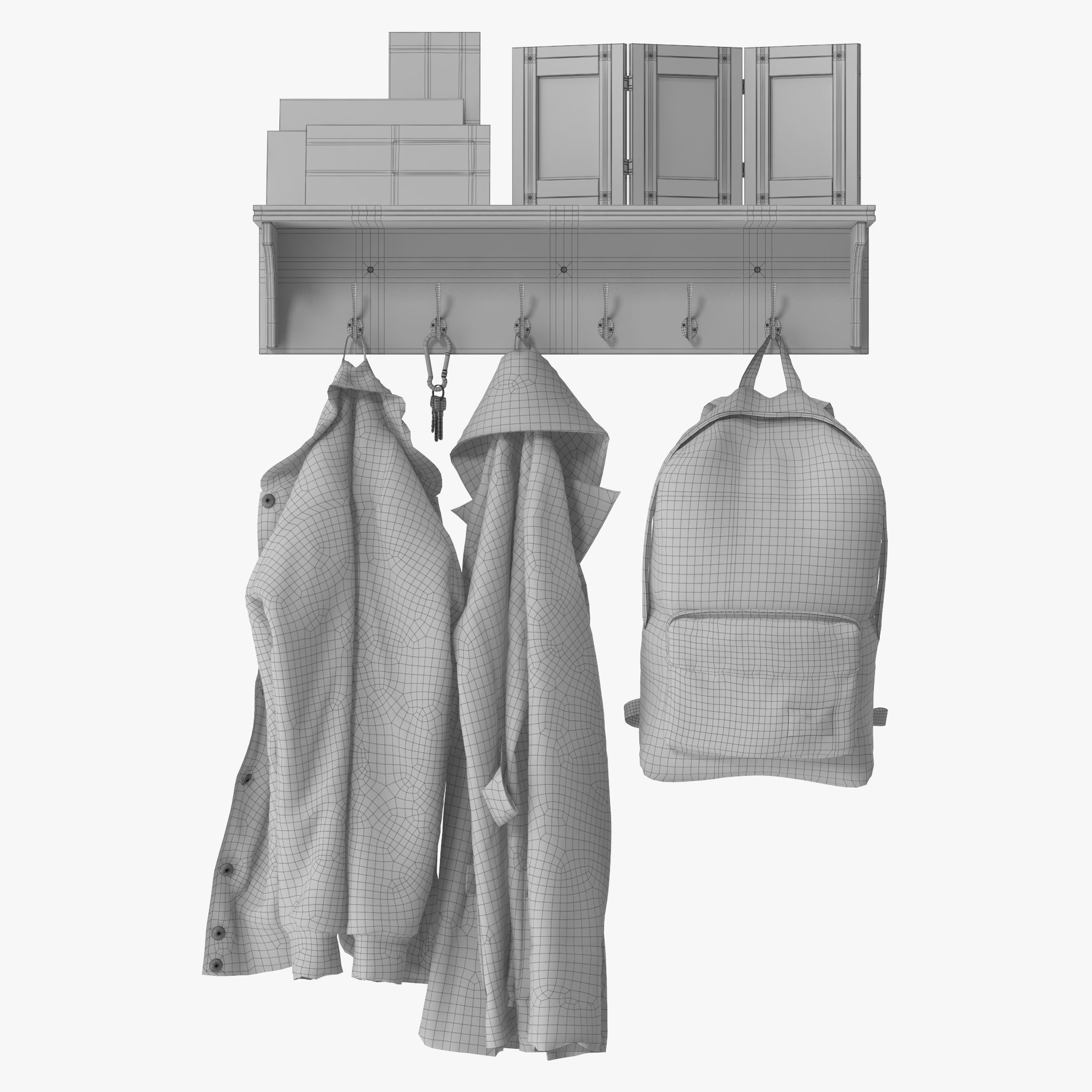 Brightmaison Coat Rack 3D model_16