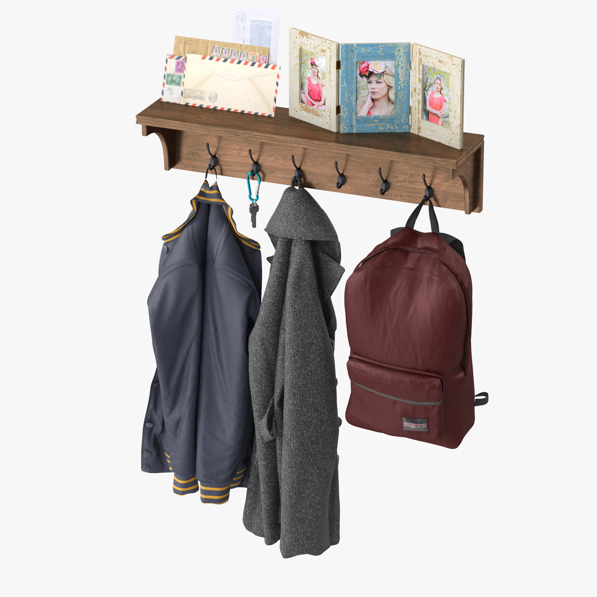 Brightmaison Coat Rack 3D model_5