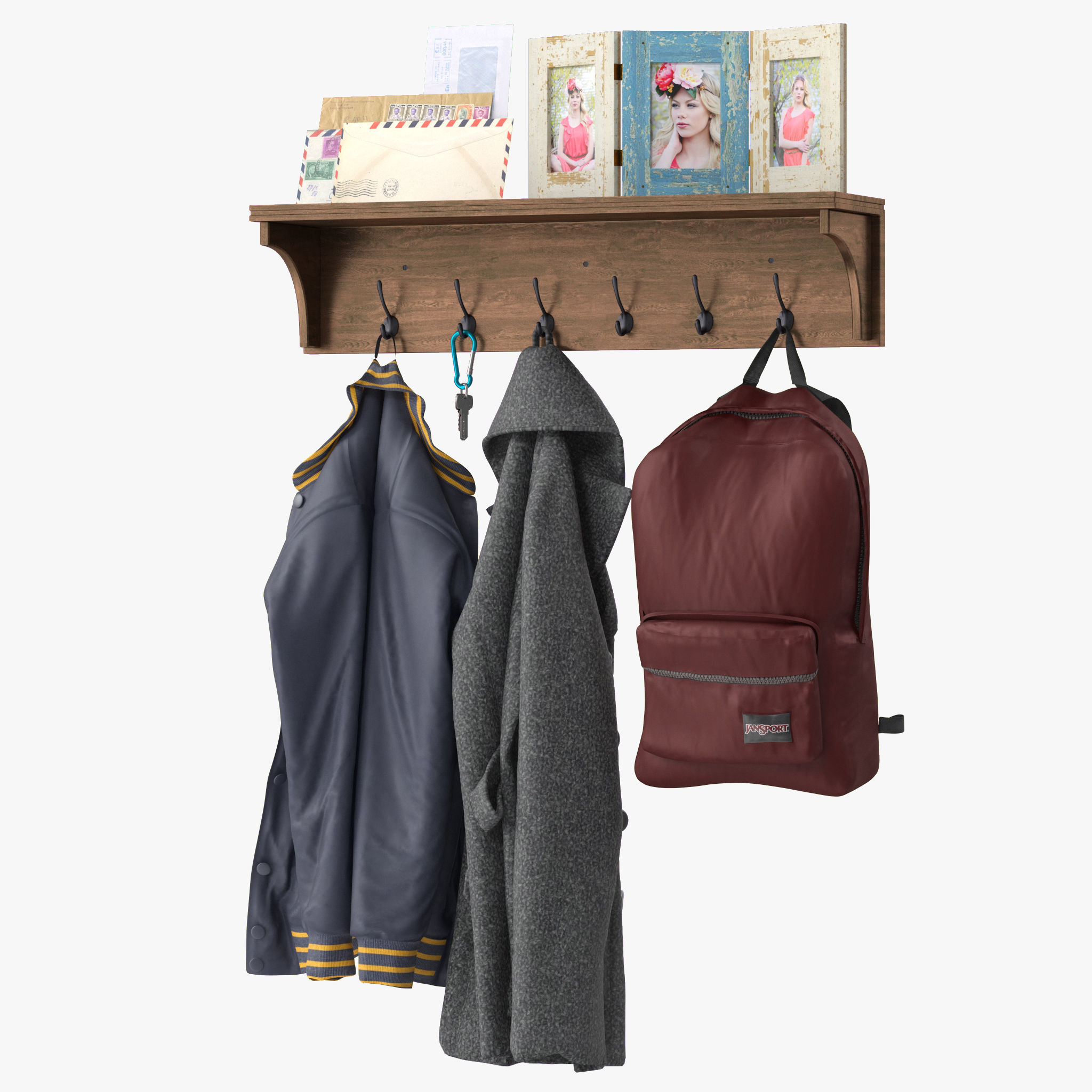 Brightmaison Coat Rack 3D model_1