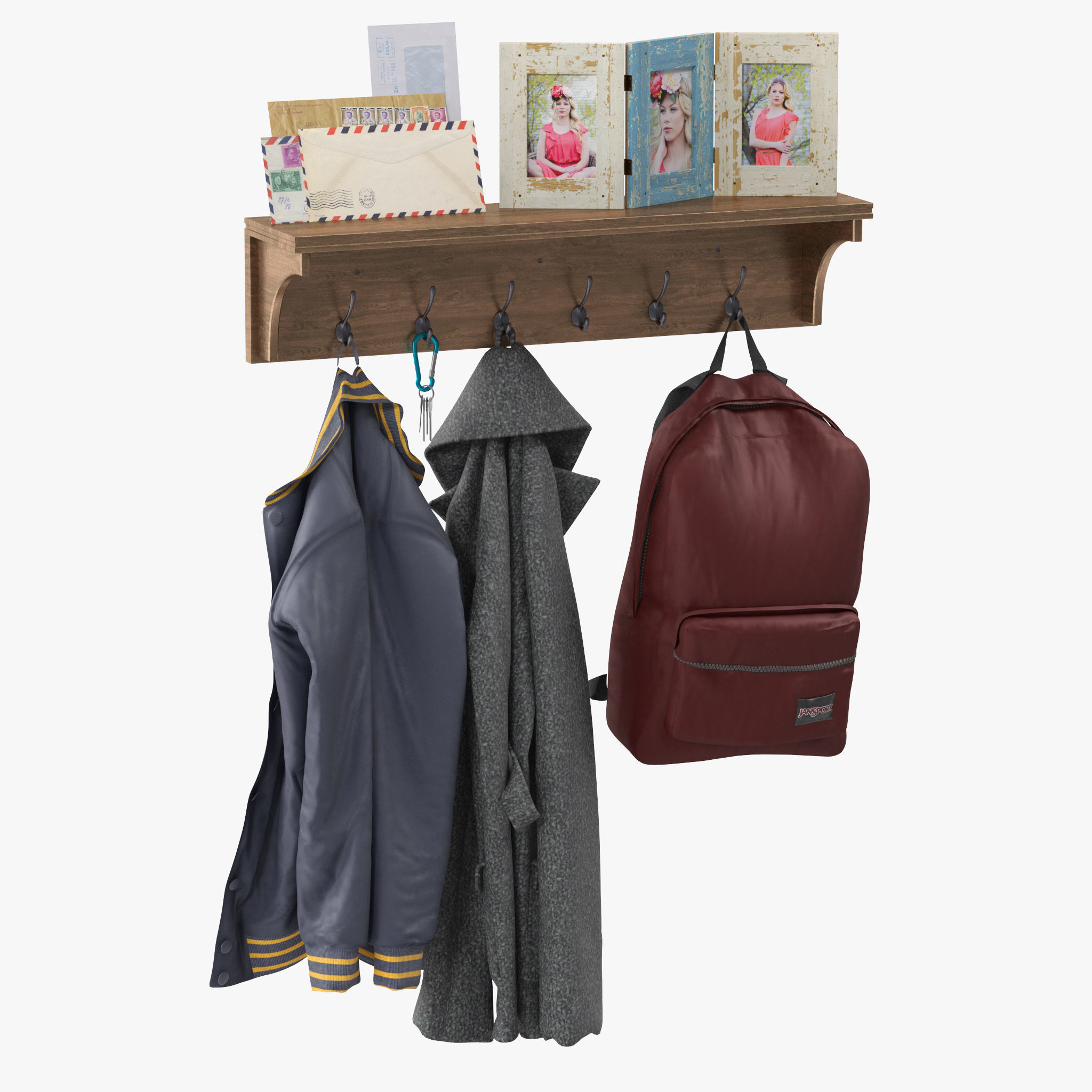 Brightmaison Coat Rack 3D model_2