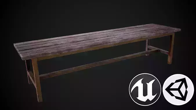 Bench wooden