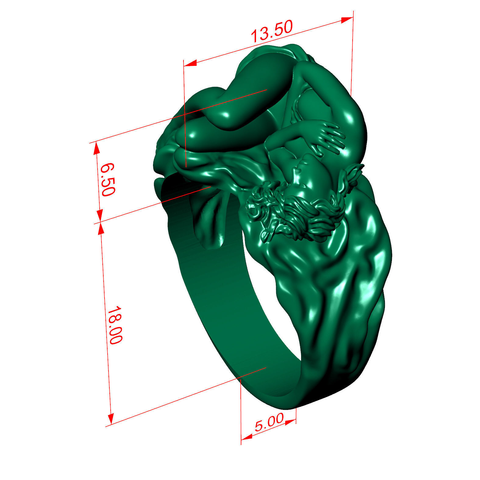 Ring Sleep 3D print model_10