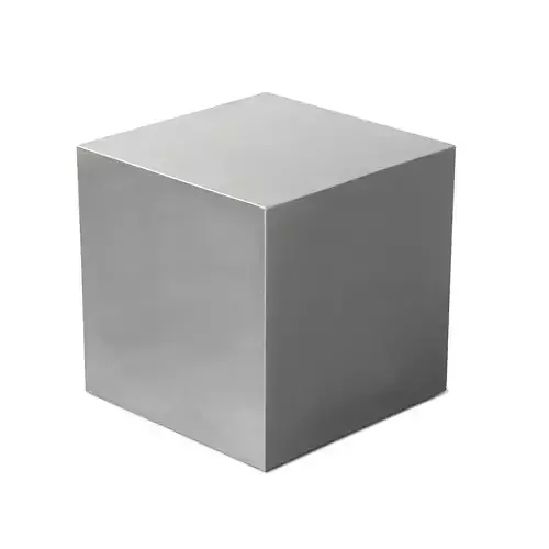 Box 5 stainless steel cube side table