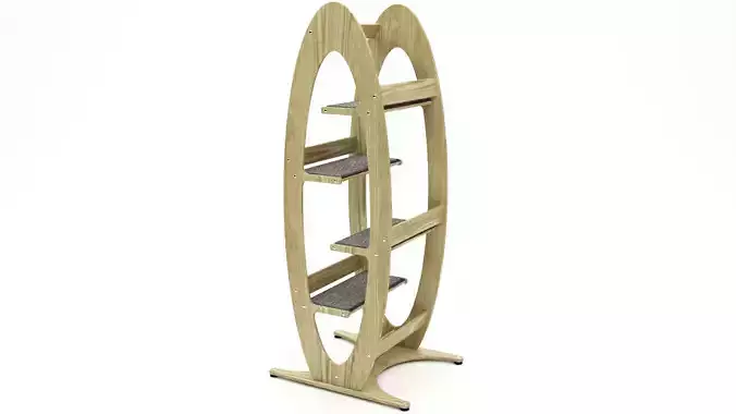 Contoure Modern Cat Tree - 3ds Max
