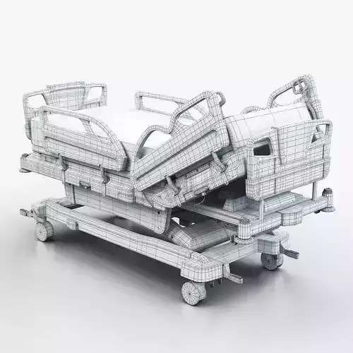 stuff hospital bed 3D model