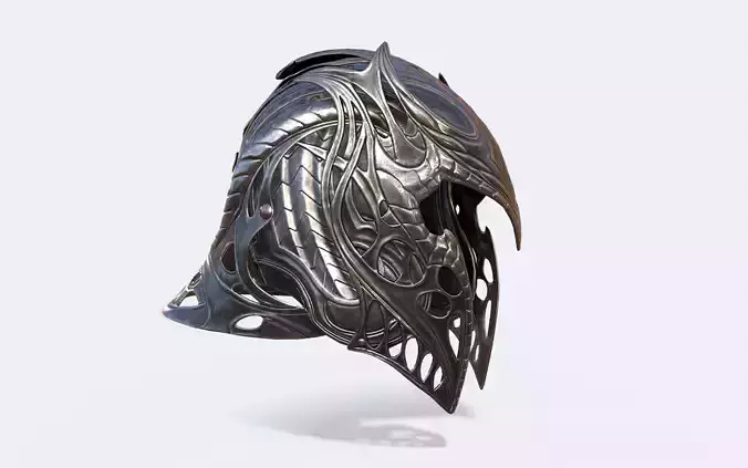 Krypton Helmet Low-poly 3D model