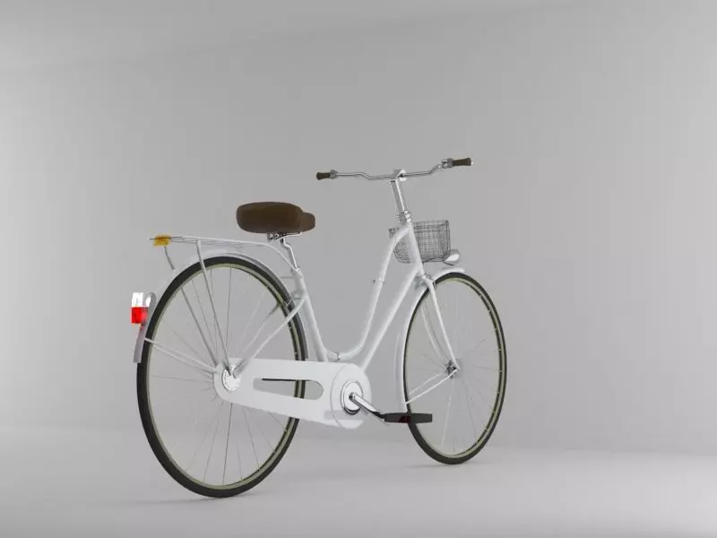 Bicycle Model No One Low-poly 3D model_0