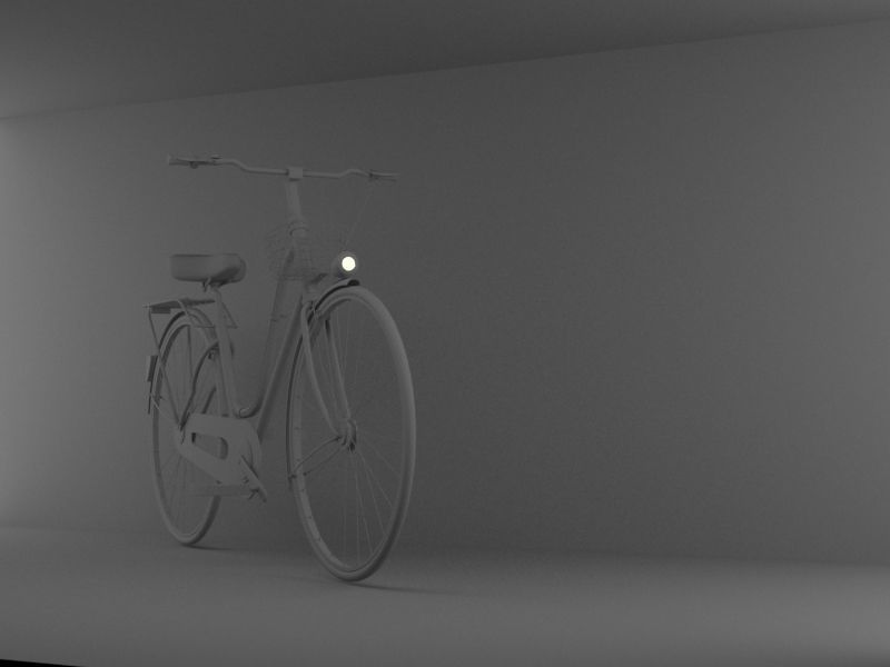 Bicycle Model No One Low-poly 3D model_9