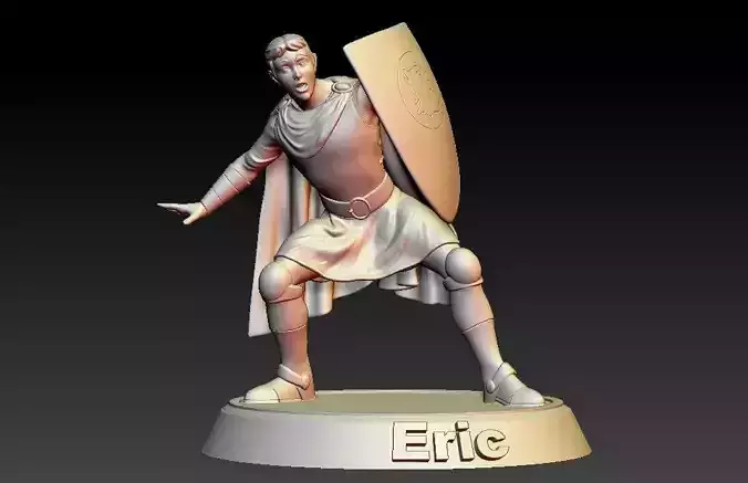 Eric the cavalier 3D print model
