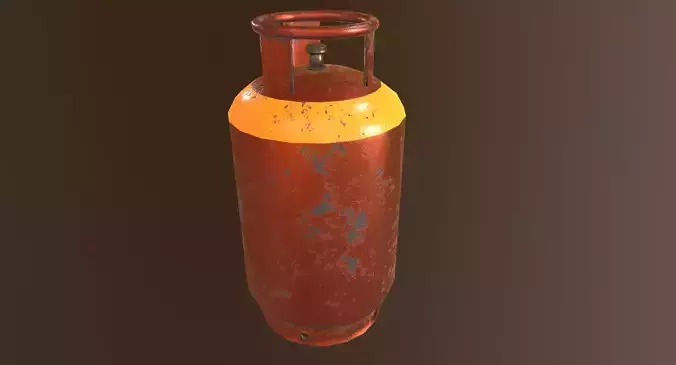 Gas Canister - PBR Game Ready  Low-poly 3D model