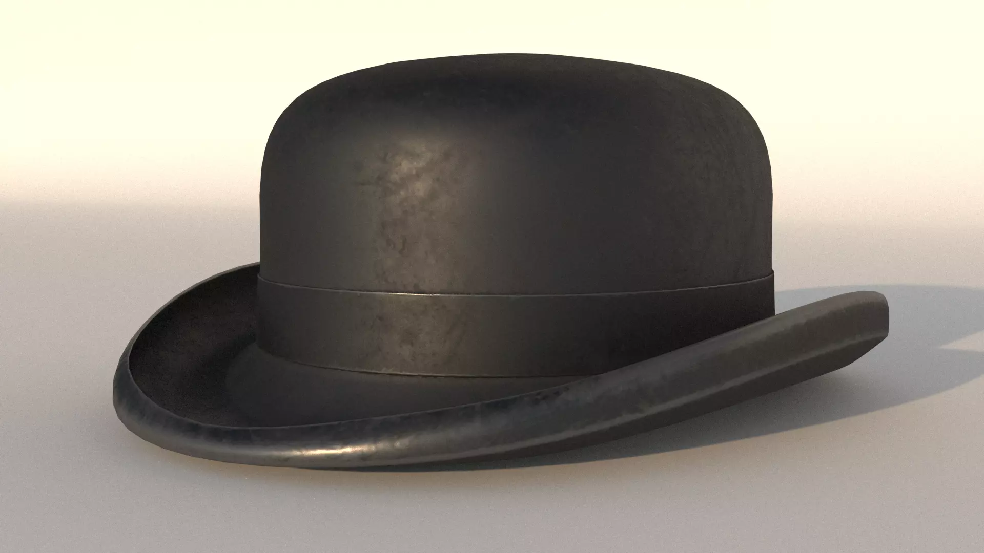 bowler hat 3D model_0