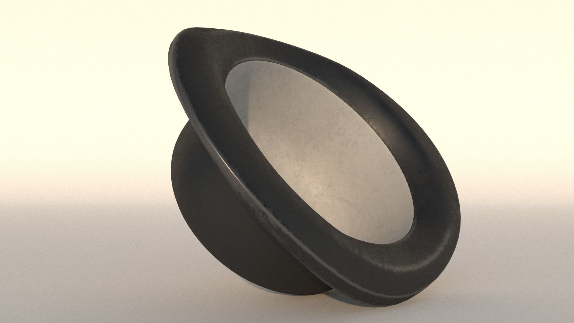 bowler hat 3D model_9