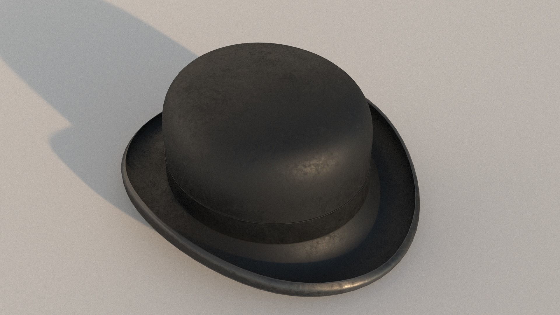 bowler hat 3D model_3