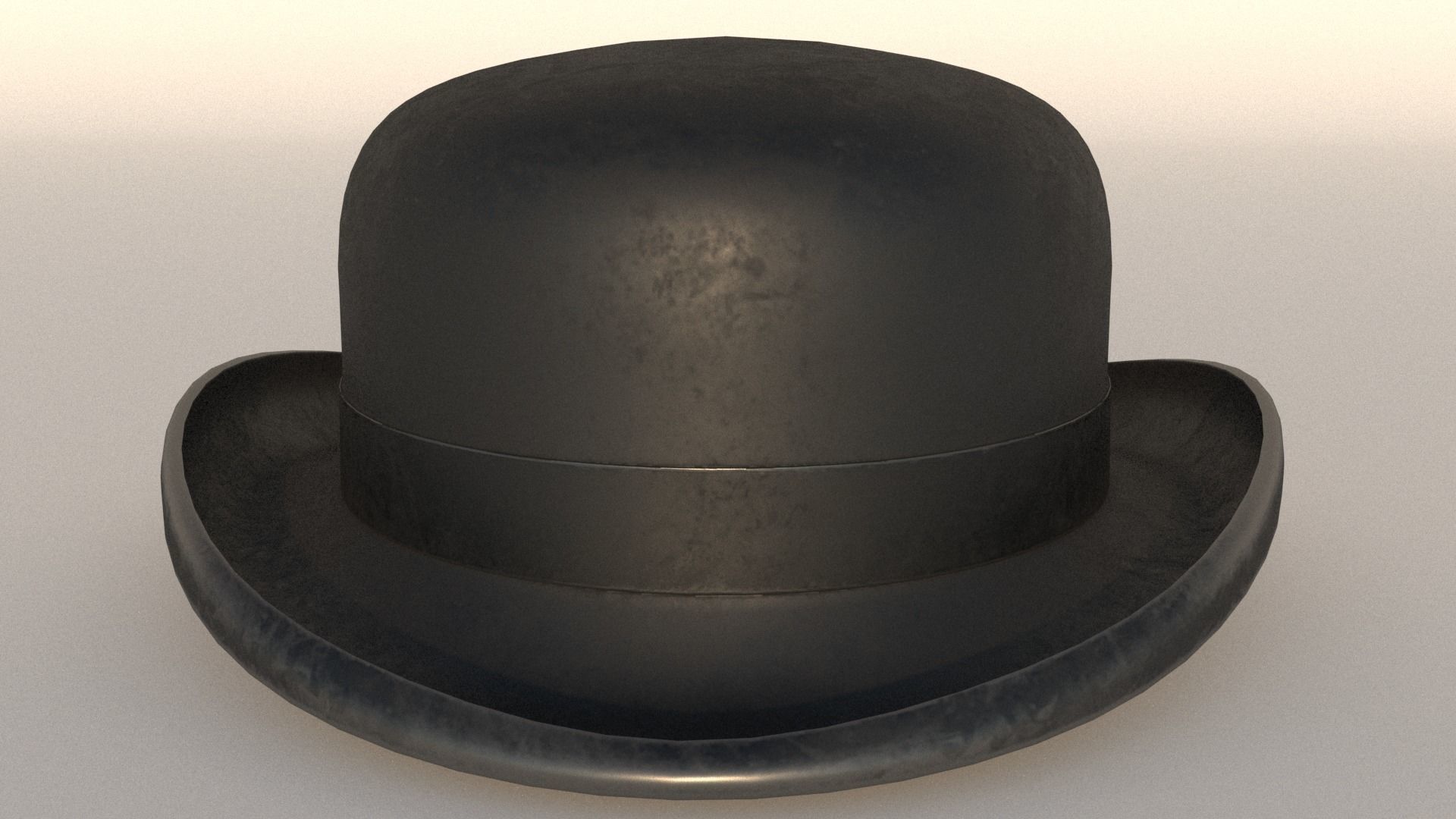 bowler hat 3D model_4