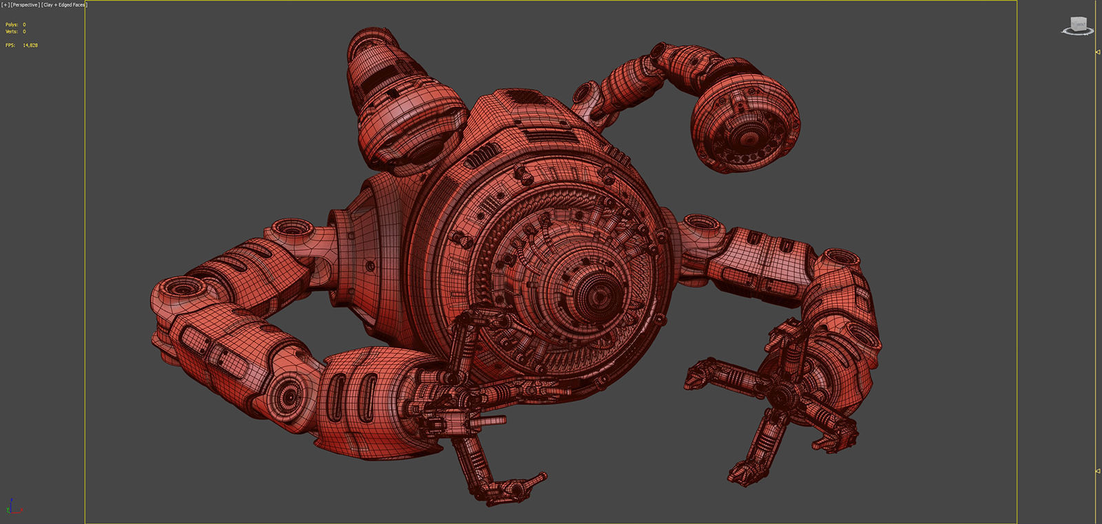 Sci-Fi Drone Advanced 3D model_15