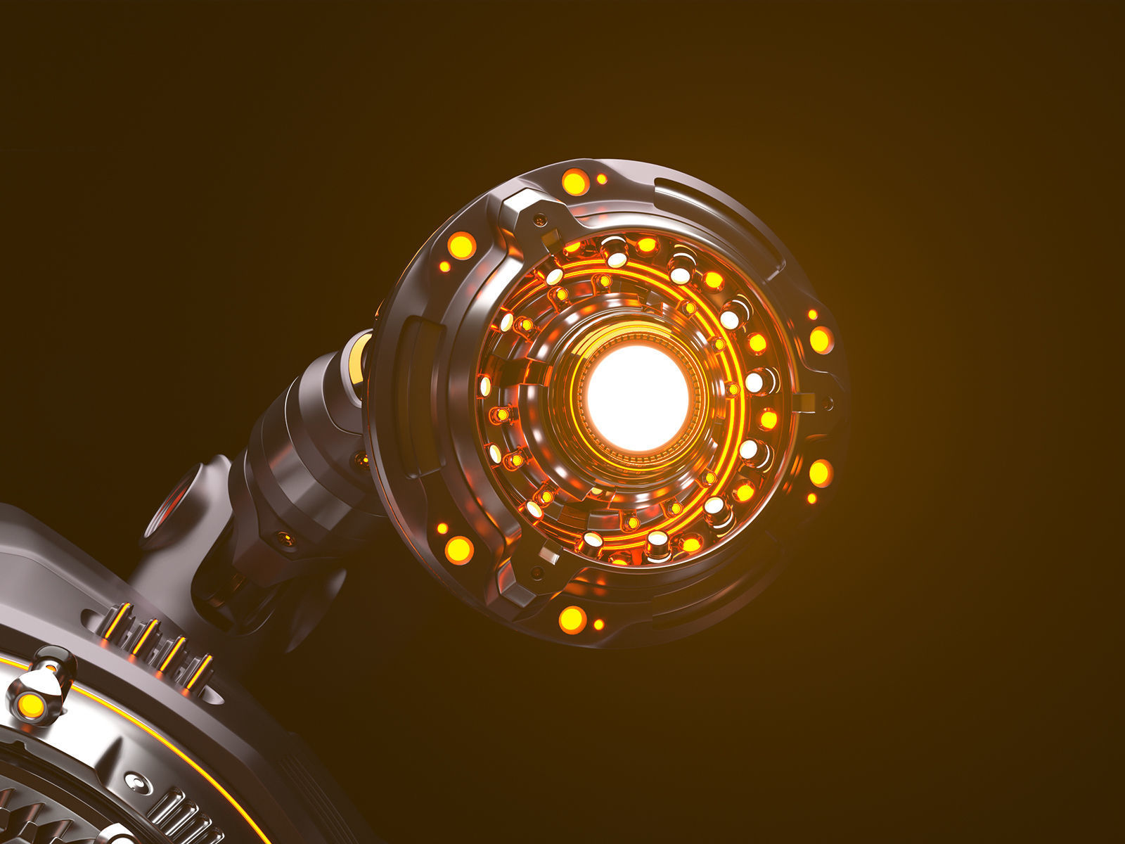 Sci-Fi Drone Advanced 3D model_12