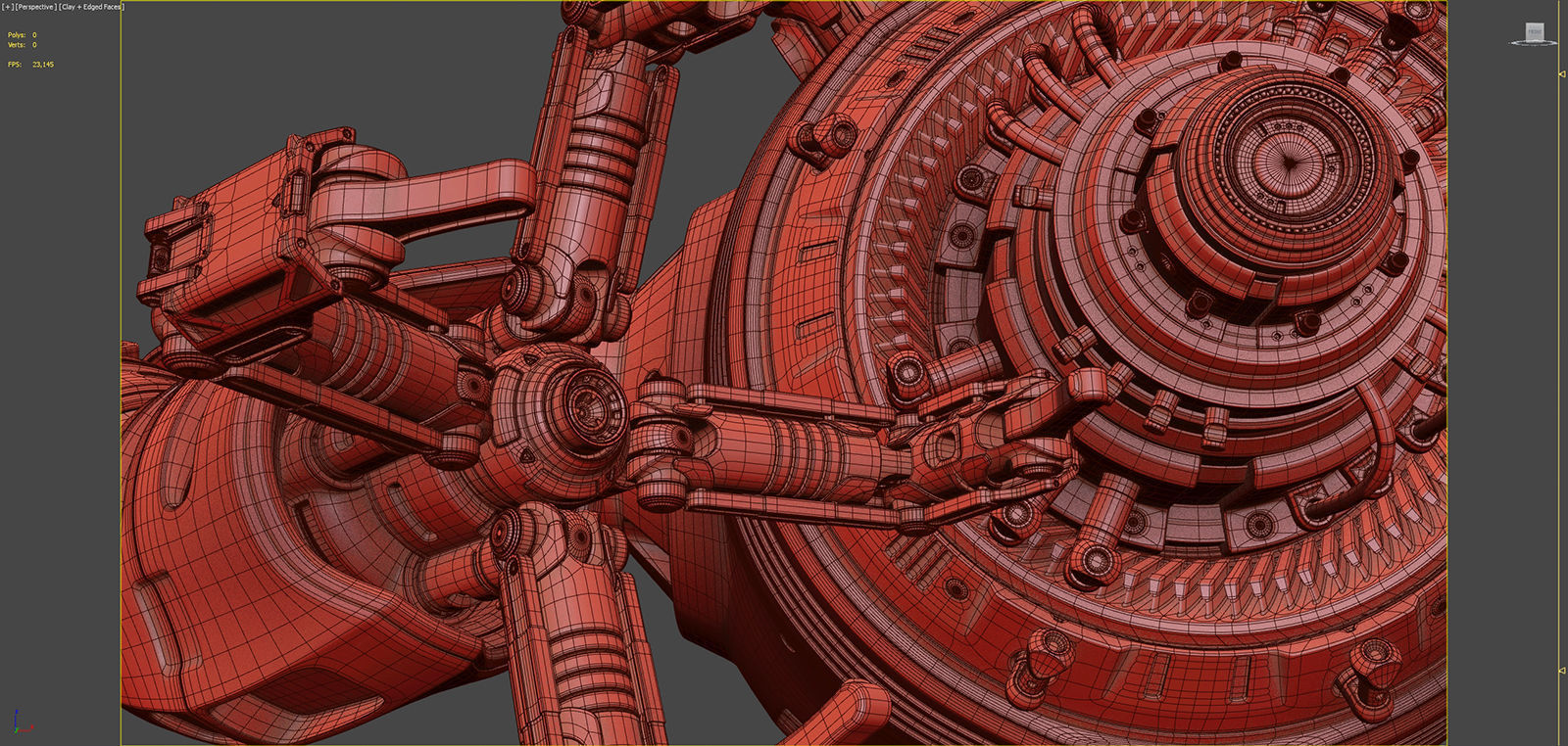 Sci-Fi Drone Advanced 3D model_16