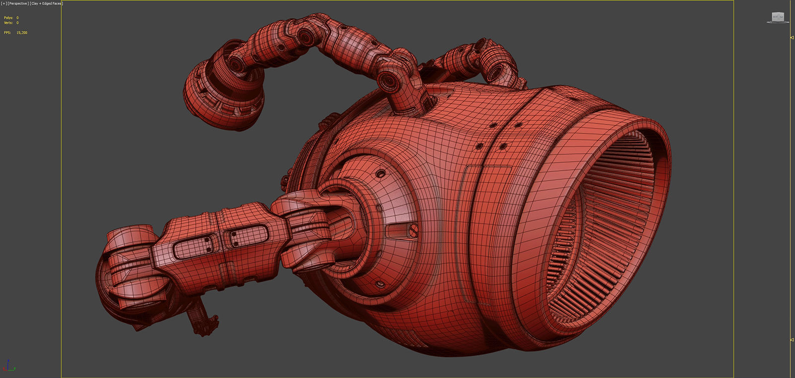 Sci-Fi Drone Advanced 3D model_17