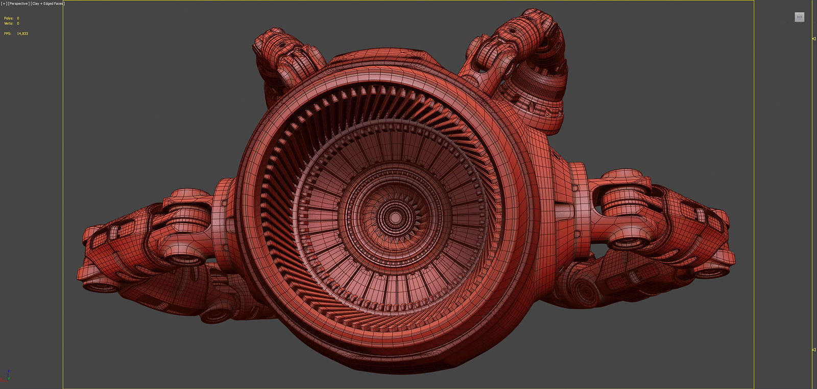 Sci-Fi Drone Advanced 3D model_18