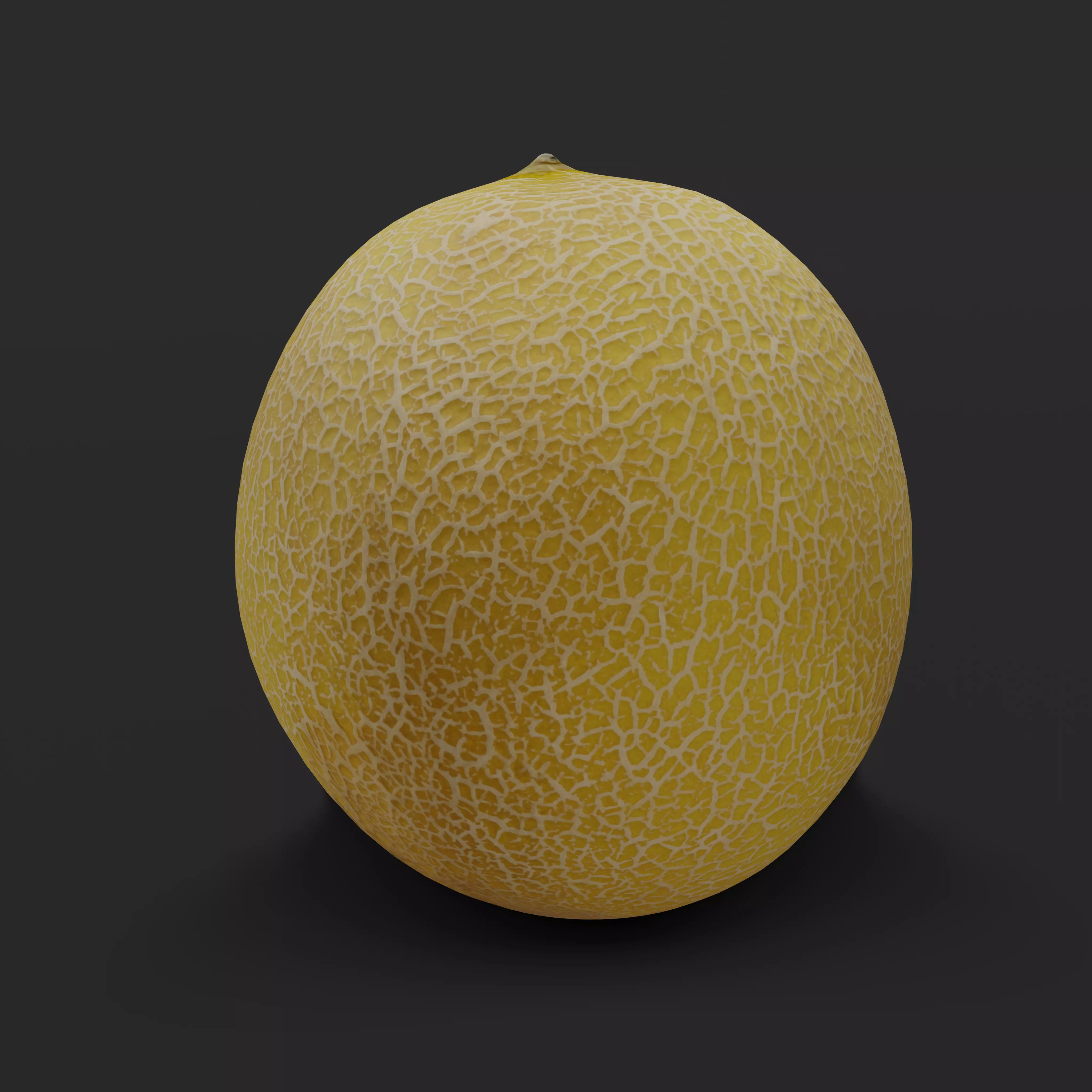 Galia Melon Free low-poly 3D model