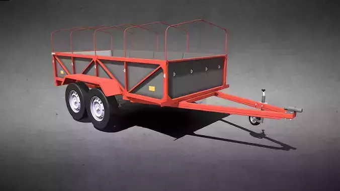 Two-axle trailer